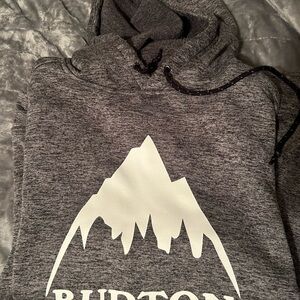 Burton Men's Gray Hoodie Sweater